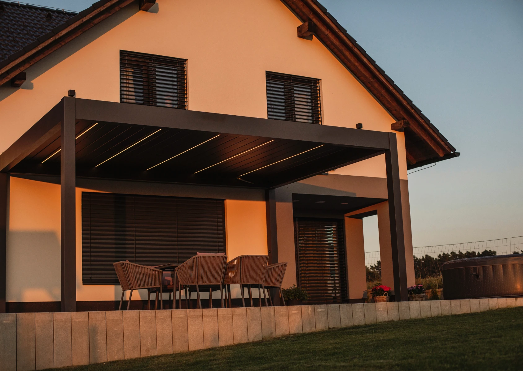 Bioklimatická pergola Adiwood 04